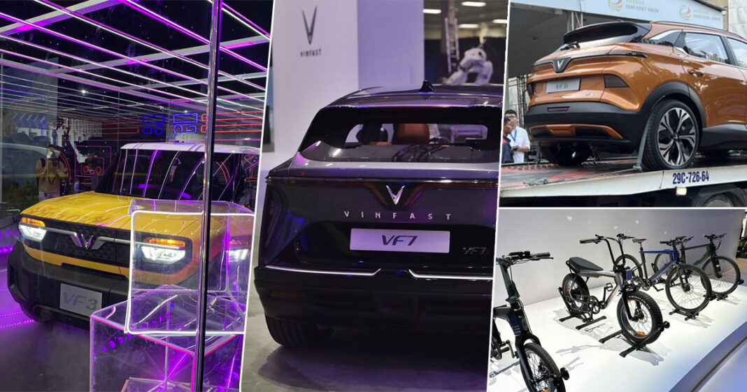 VinFast ra mắt trọn hệ sinh thái xe điện: Thêm ô tô điện VF 3, VF 6, VF 7 và xe đạp điện, trích 1 triệu đồng cho mỗi xe ô tô bá n ra vào Quỹ 