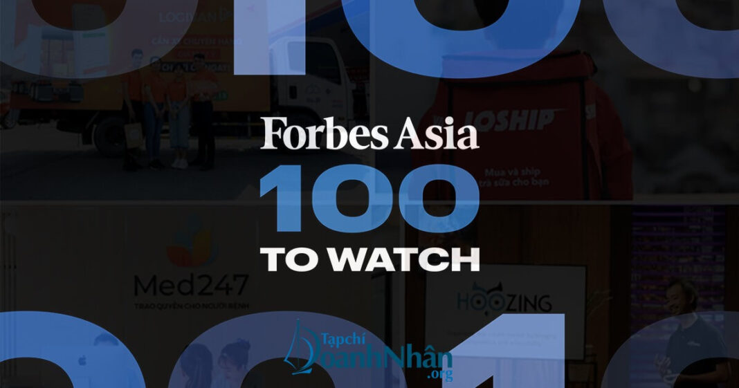 4 startup Việt lọt top 100 công ty nhỏ và startup nổi bật nhất châu Á của Forbes năm 2021