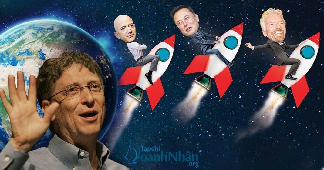Bill Gates không đua vào vũ trụ cùng Elon Musk và Jeff Bezos vì bận 