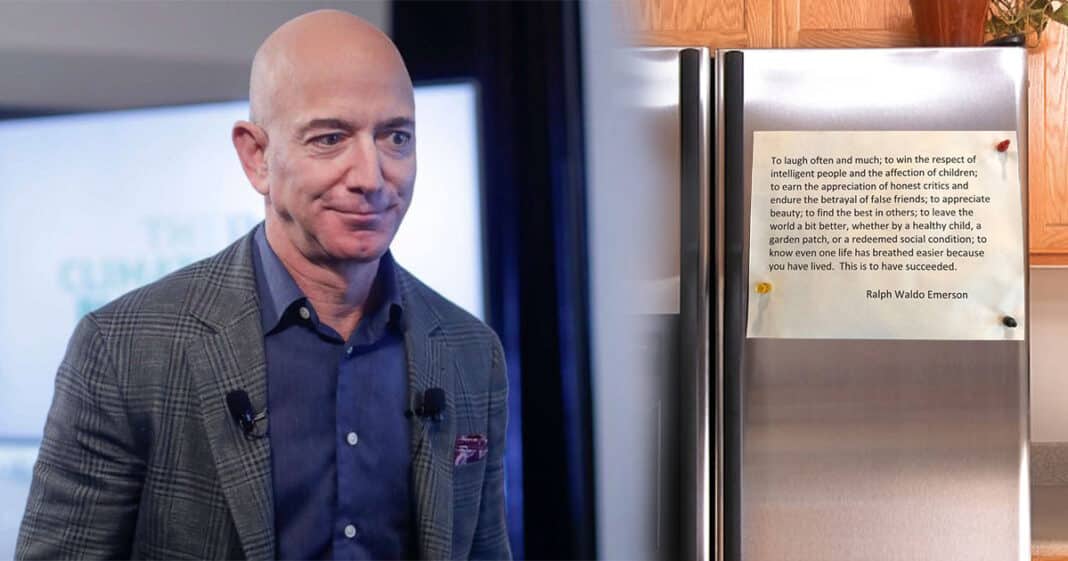 Câu trích dẫn ông chủ Amazon Jeff Bezos luôn dán trên tủ lạnh để luôn tự nhắc nhở mình mỗi ngày
