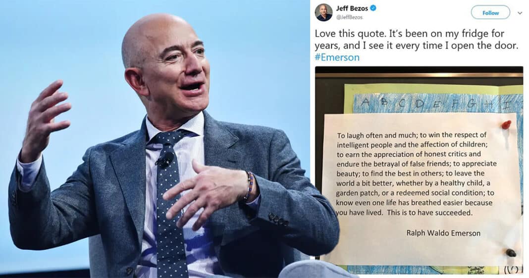 Câu trích dẫn tỷ phú Jeff Bezos dán trên tủ lạnh để luôn tự nhắc nhở mình mỗi ngày