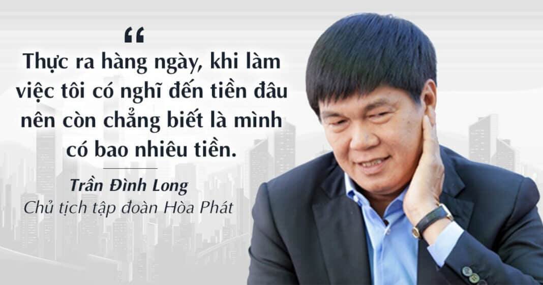 Đời sống giản dị của chủ tịch Hòa Phát Trần Đình Long: 