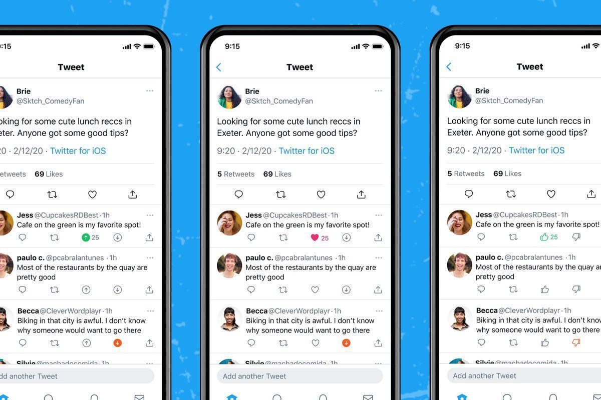 Twitter is testing upvote and downvote buttons on tweets - The Verge
