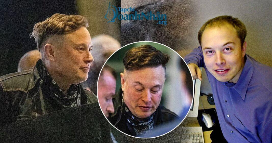 Elon Musk để kiểu tóc 