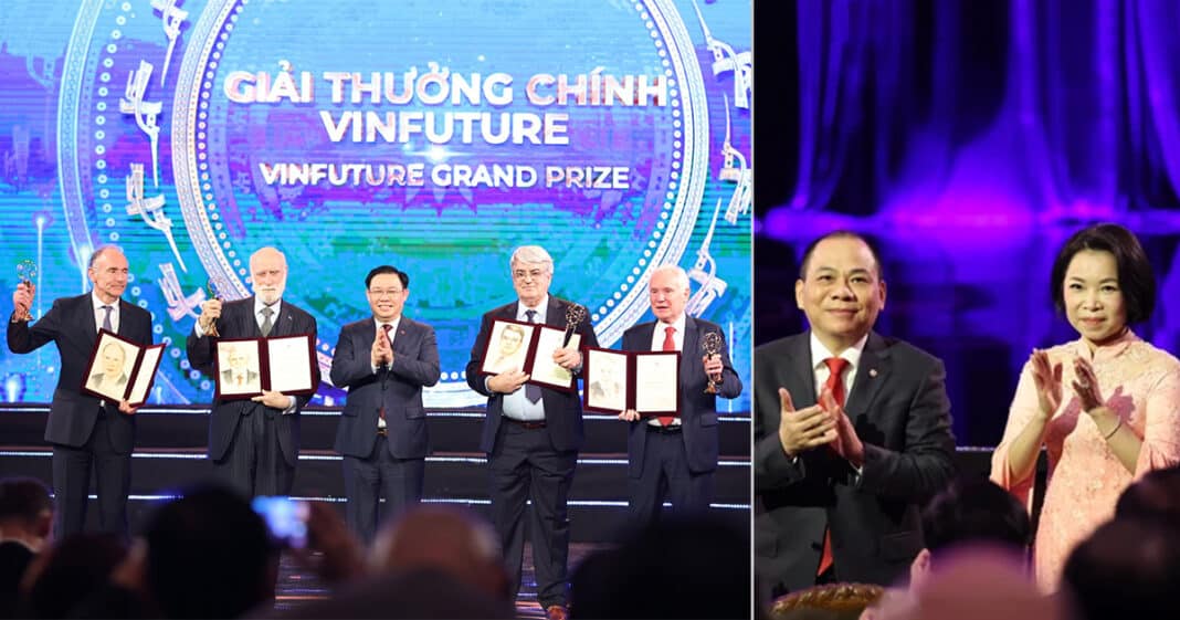 Giải thưởng VinFuture của tỷ phú Phạm Nhật Vượng trao giải 71 tỷ cho 5 nhà khoa học về Internet