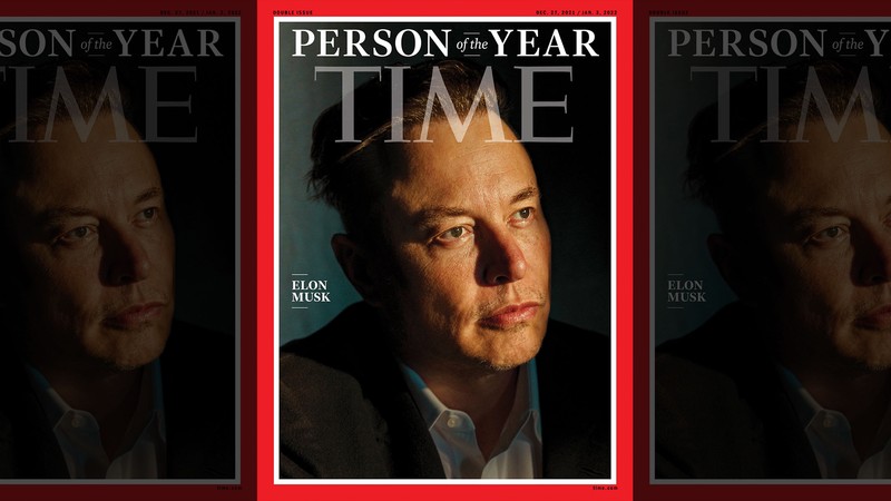 Tỷ phú Elon Musk được tạp chí Time chọn là "Nhân vật của năm" 2021
