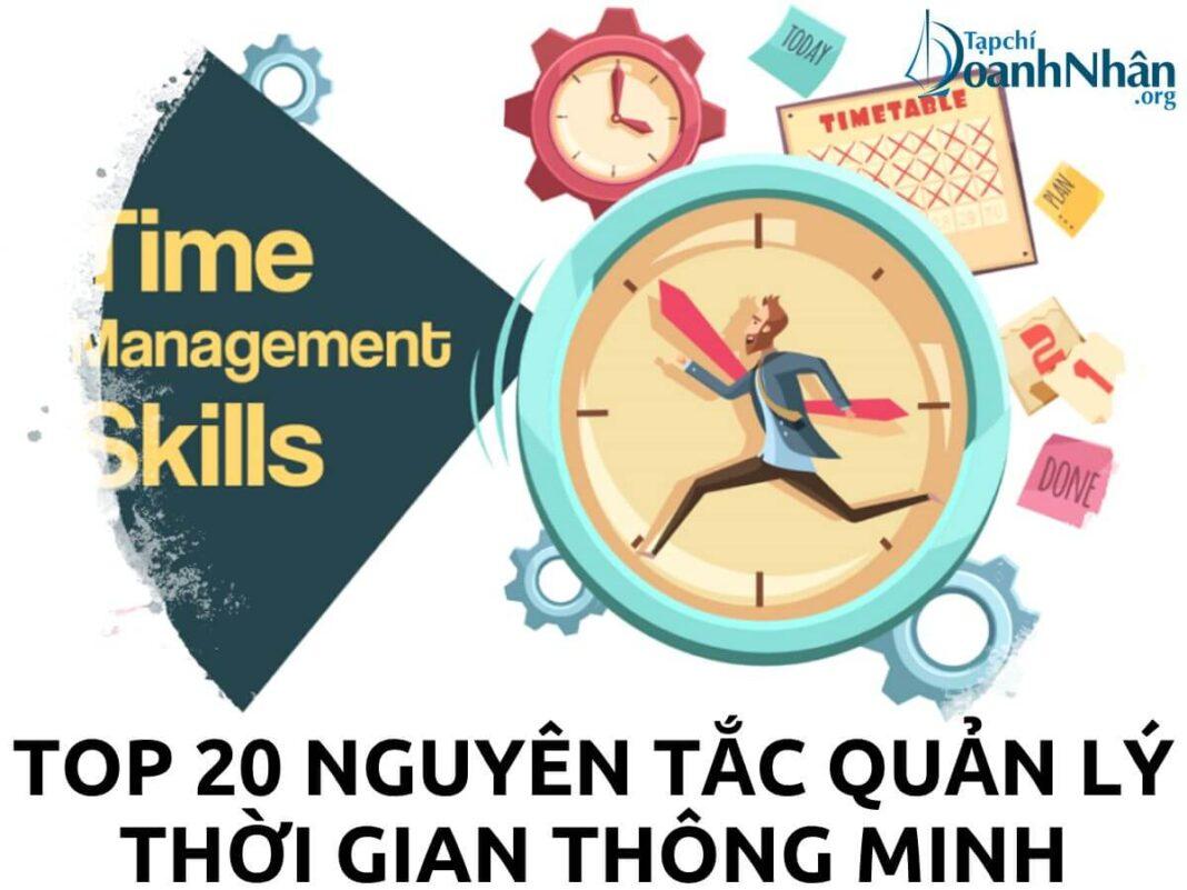 Top 20 nguyên tắc quản lý thời gian thông minh