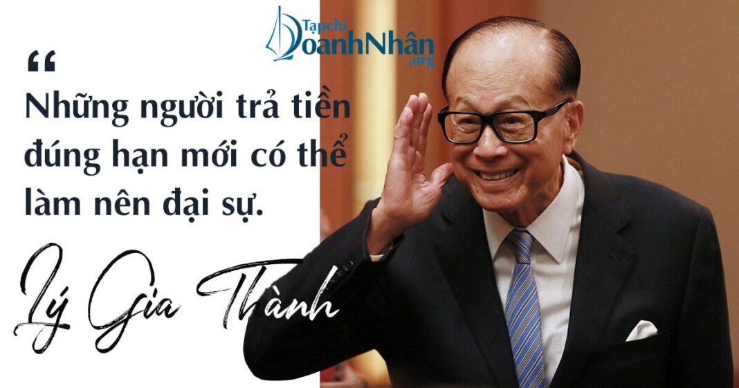 Tỷ phú Lý Gia Thành: Thất tín là sự 