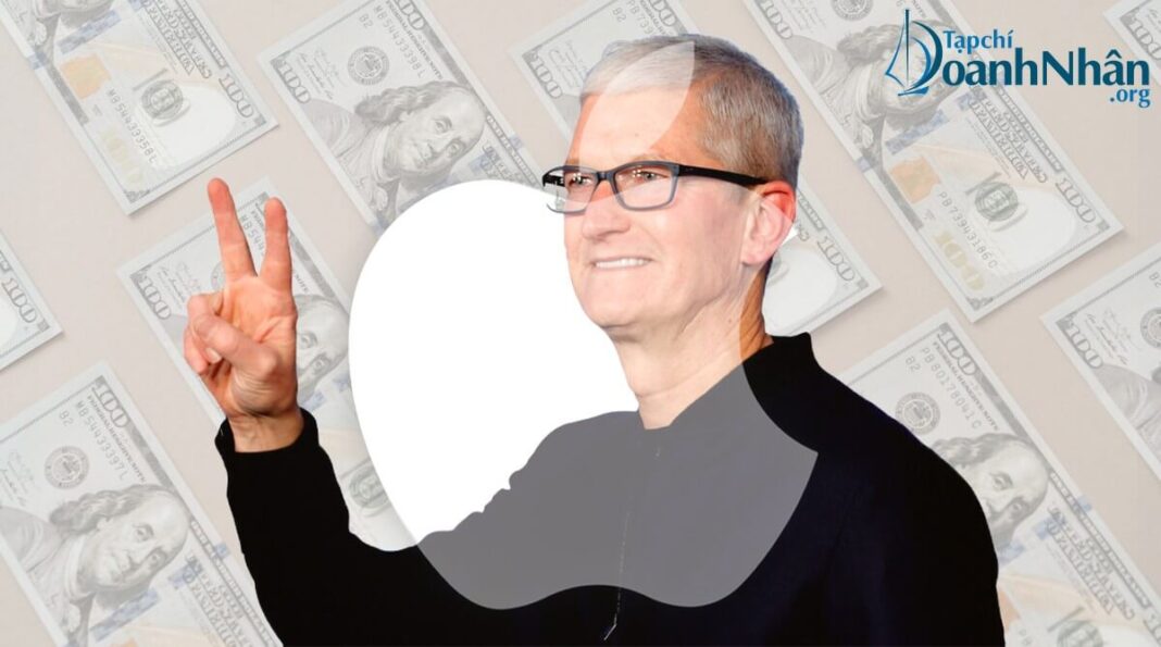 Vốn hóa của Apple sắp vượt 3000 tỷ USD, hơn cả quy mô nền kinh tế Anh