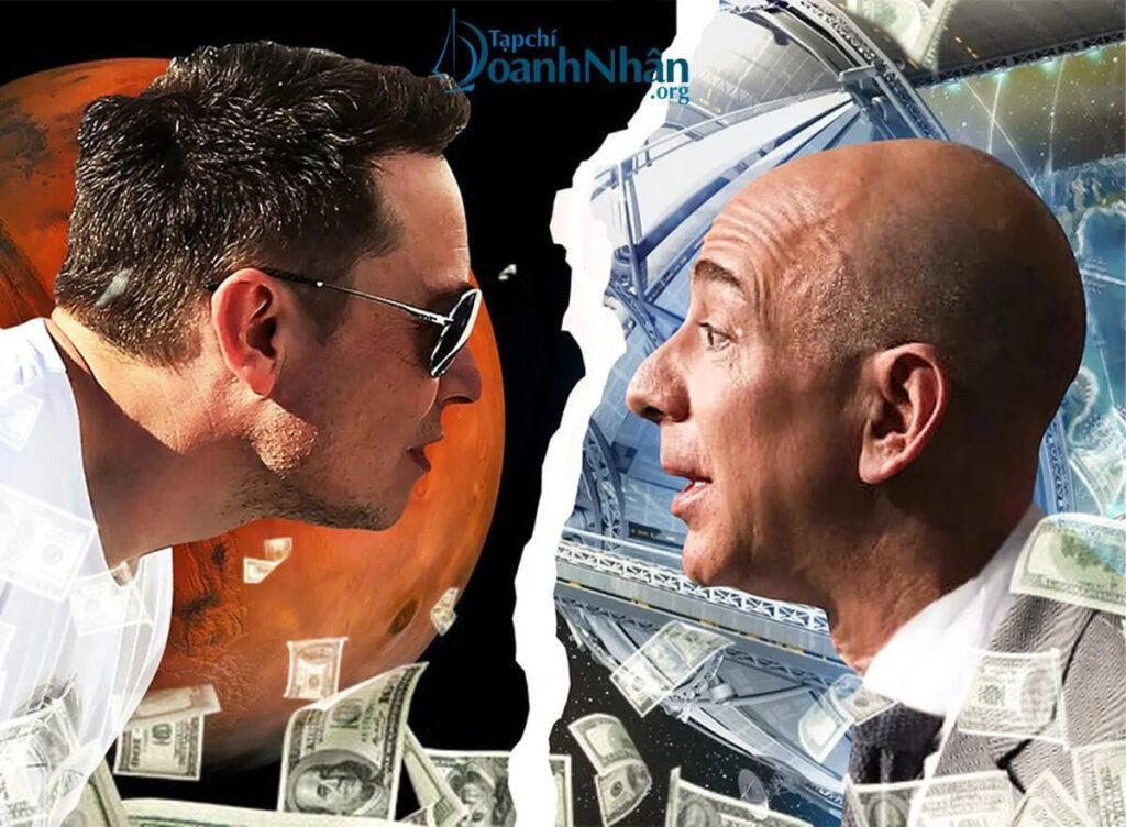 Vượt Jeff Bezos tận 30 tỷ USD, tỷ phú Elon Musk "cà khịa" chua cay "người về nhì"
