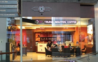 Không gian cà phê Trung Nguyên tại Marina Bay Sand, Singgapore.
